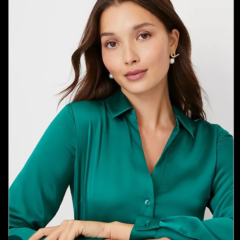 Ann Taylor Everyday Button Down NWT